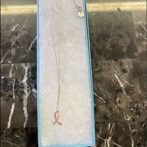 Touchstone by Swarovski breast cancer necklace